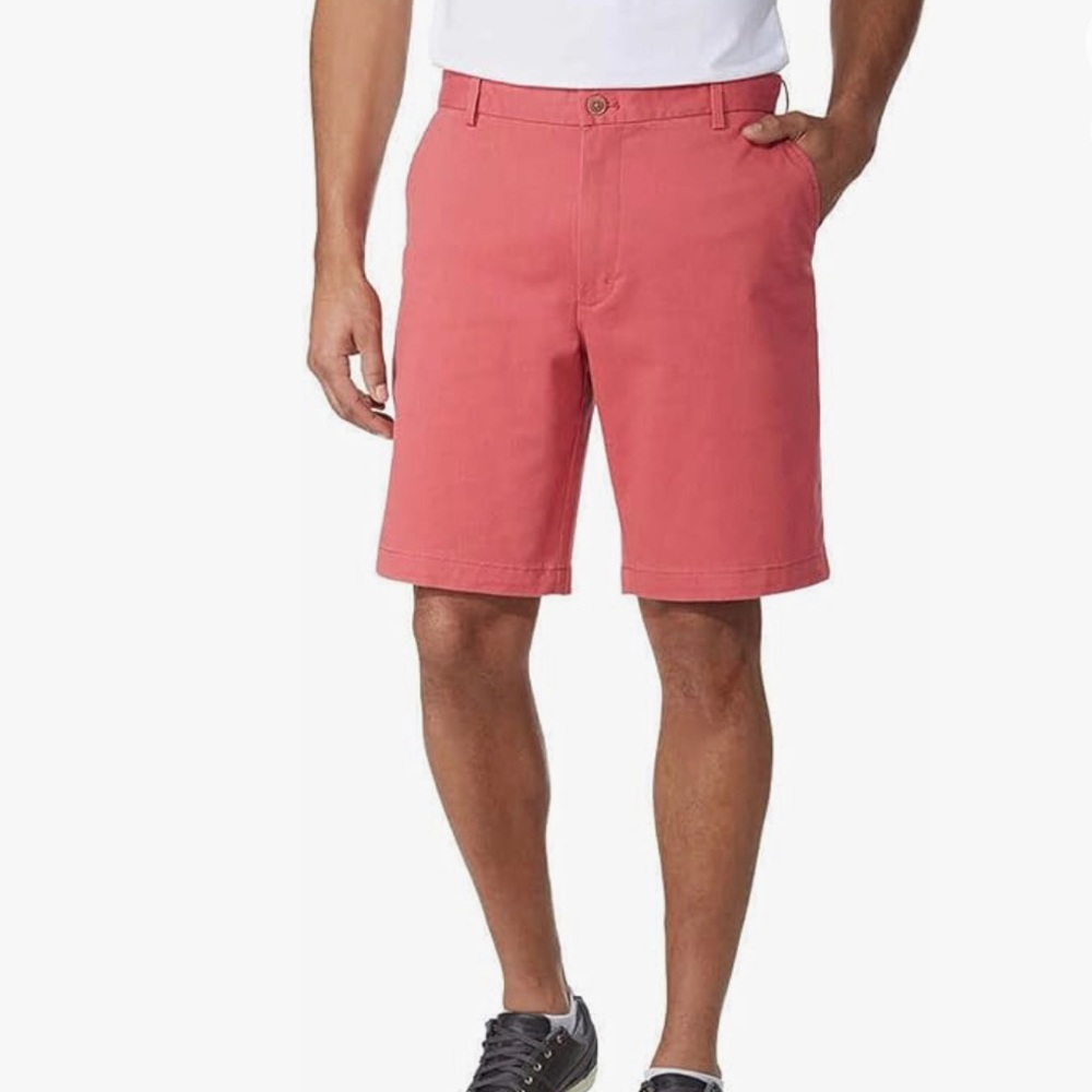 Mens Saltwater Flat Front Stretch Chino Shorts